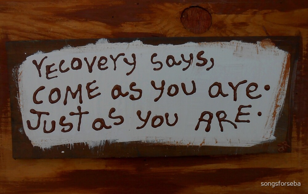 "recovery says" by songsforseba Redbubble