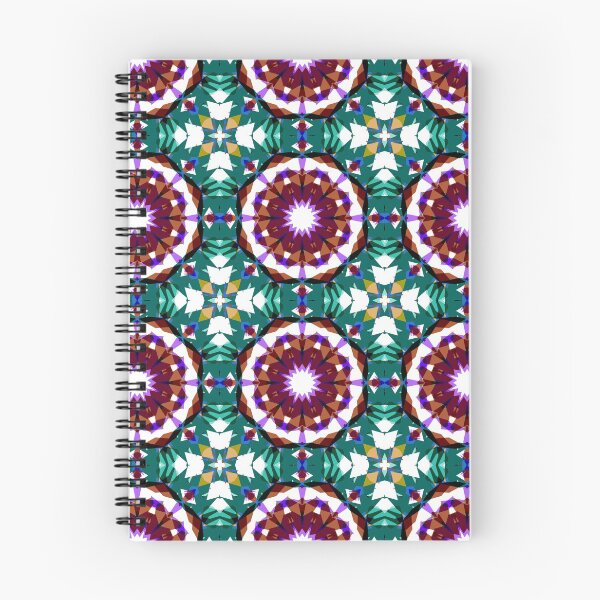 Item preview, Green Blue Purple Brown White Autumn Fall Tropical Pattern - Retro Seventies Countryside Cottage Inspired Art designed and sold by PatternPerfect.