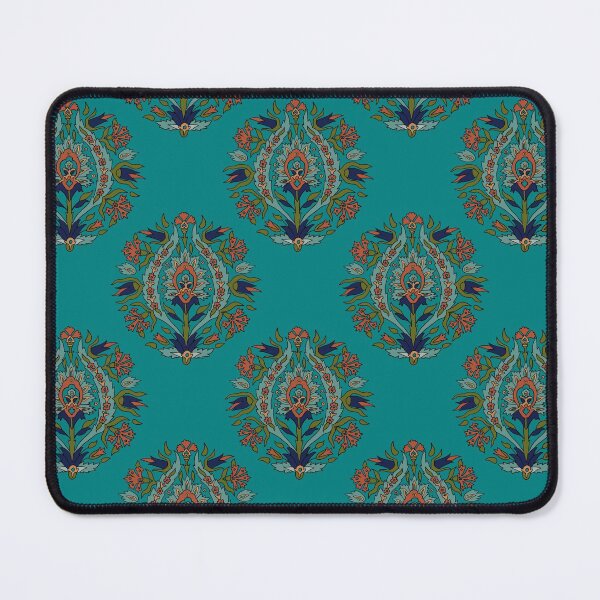 Item preview, Flower Mandela design inspired by 1920s Greek Plate - Peacock & Teal designed and sold by EcoElsa.