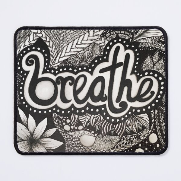 Item preview, ‘Breathe’ Zentangle Design designed and sold by FrenchFry-Art.