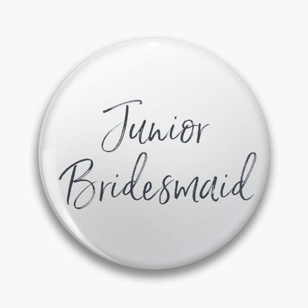 Item preview, Junior Bridesmaid - contemporary handwriting - in kids sizes too designed and sold by hardscuffle.