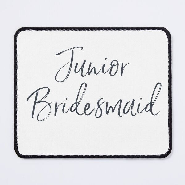 Item preview, Junior Bridesmaid - contemporary handwriting - in kids sizes too designed and sold by hardscuffle.
