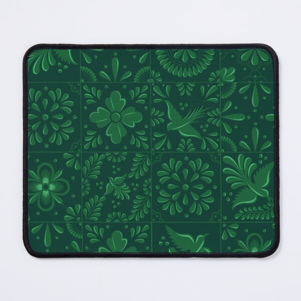 Item preview, Mexican Green Talavera Tile Pattern by Akbaly designed and sold by Akbaly.