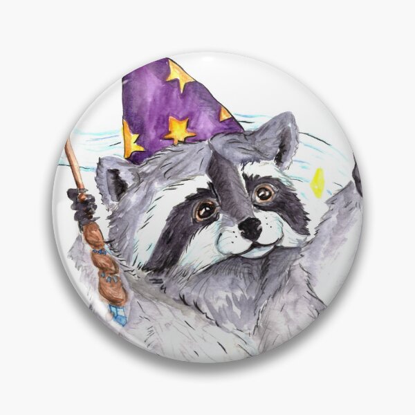 Item preview, raccoon designed and sold by bvitettaart.