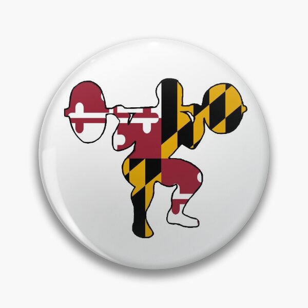 Item preview, Weightlifter Maryland Flag designed and sold by VickyGood.