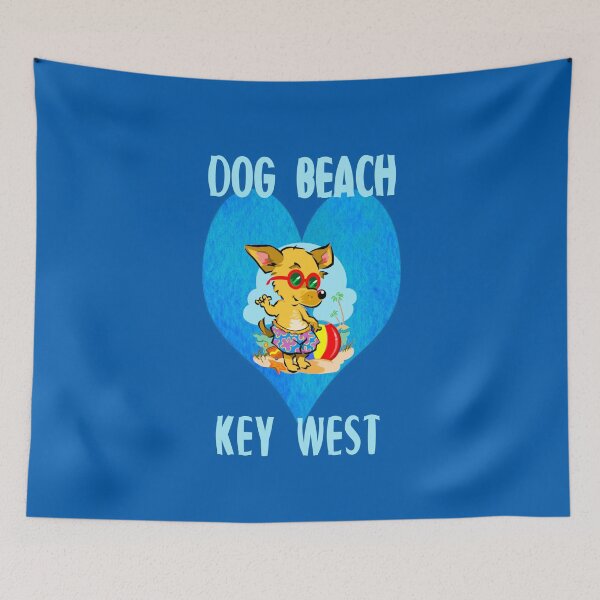 Item preview, Dog Beach Key West Florida Keys Cute Dog designed and sold by KeysTreasures.