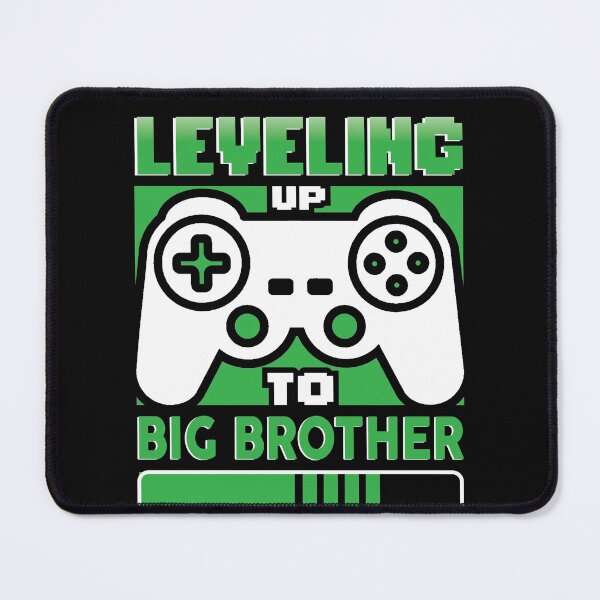Item preview, Leveling Up To Big Brother - Funny Cool Gaming Tee Design designed and sold by Prince - Bestseller ★★★★★.