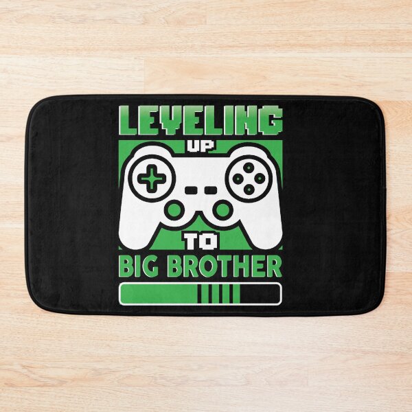 Item preview, Leveling Up To Big Brother - Funny Cool Gaming Tee Design designed and sold by Prince - Bestseller ★★★★★.
