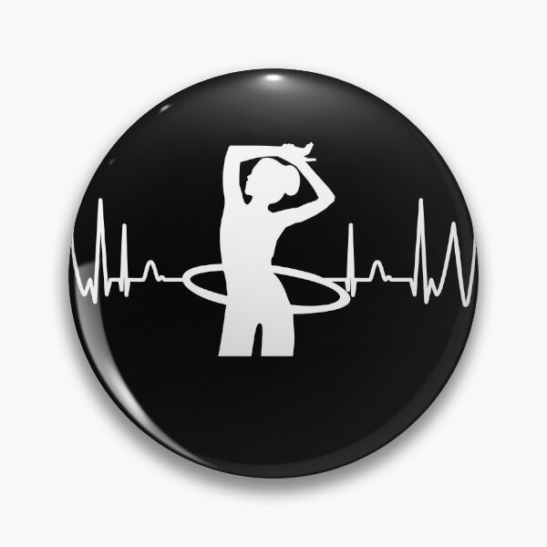Item preview, Heart Rate Hula Pulse Hoop Hula Women Hulagirl designed and sold by DerNerd.