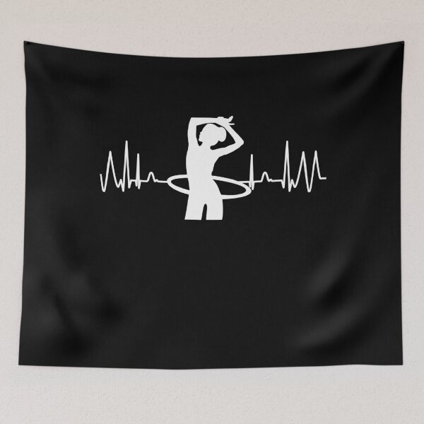 Item preview, Heart Rate Hula Pulse Hoop Hula Women Hulagirl designed and sold by DerNerd.