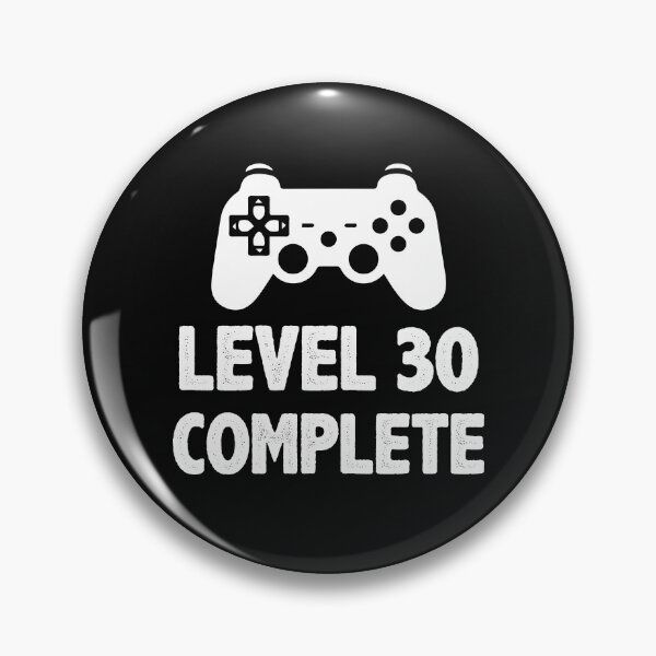 Artikelvorschau, Level 30 Complete - Lustiges Gaming-T-Shirt-Design entworfen und verkauft von Prince - Bestseller ★★★★★.