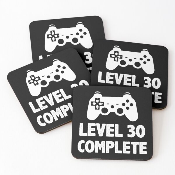 Item preview, Level 30 Complete - Funny Gaming Tee Design designed and sold by Prince - Bestseller ★★★★★.