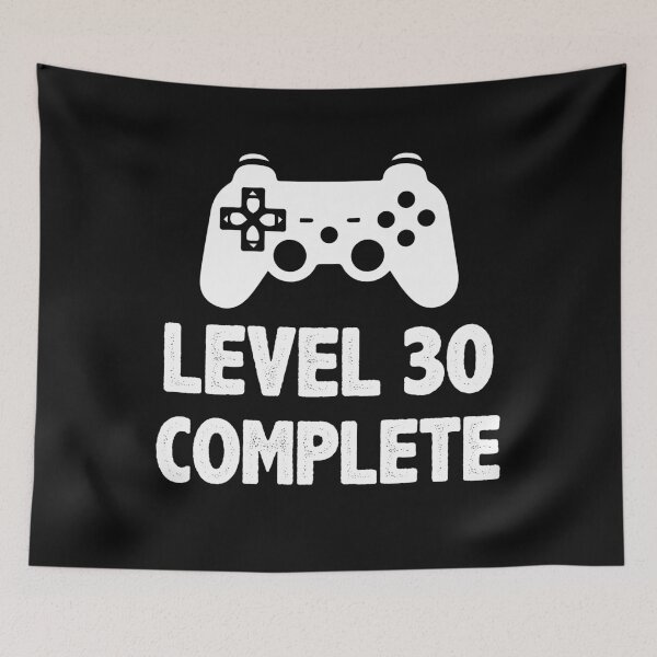 Item preview, Level 30 Complete - Funny Gaming Tee Design designed and sold by Prince - Bestseller ★★★★★.