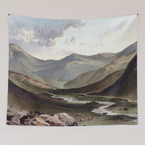 Item preview, Vintage Illustration of Glen Nevis designed and sold by yourscotland.