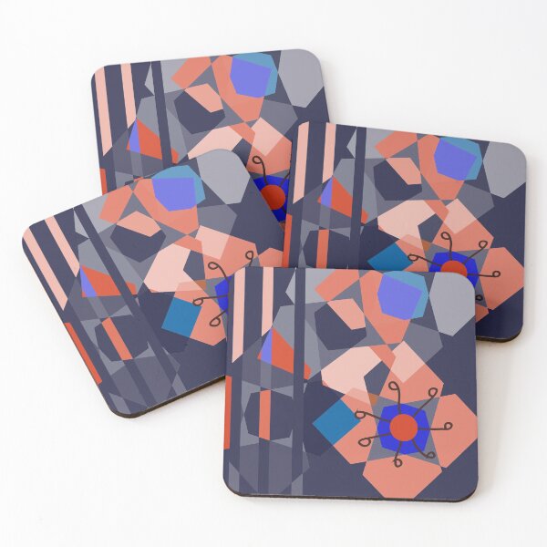 Item preview, geometry abstraction broken flower  doodle  designed and sold by vladislava antsiferova.