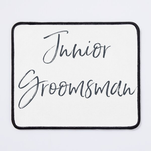 Item preview, Junior Groomsman - contemporary handwriting - in kids sizes too designed and sold by hardscuffle.