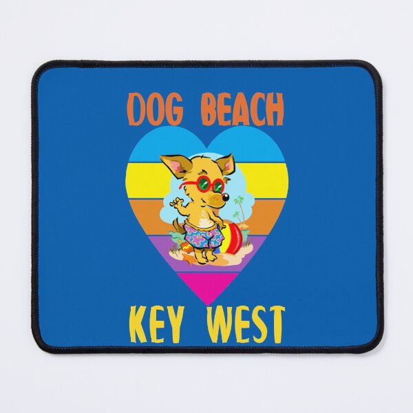 Item preview, Dog Beach Key West Florida Keys Cute Dog Rainbow Heart designed and sold by KeysTreasures.