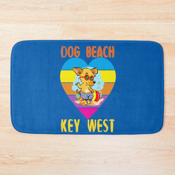 Item preview, Dog Beach Key West Florida Keys Cute Dog Rainbow Heart designed and sold by KeysTreasures.