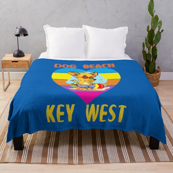 Item preview, Dog Beach Key West Florida Keys Cute Dog Rainbow Heart designed and sold by KeysTreasures.