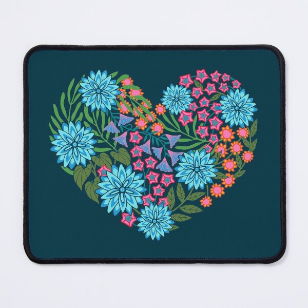Item preview, FLOWERED HEART - UnBlink Studio by Jackie Tahara designed and sold by Jackie Tahara of UnBlink Studio.