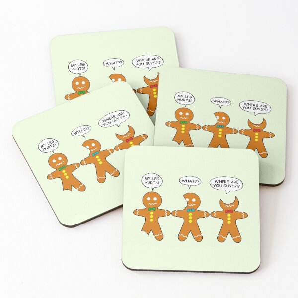 Item preview, Christmas Gingerbread Men Humor designed and sold by ironydesigns.