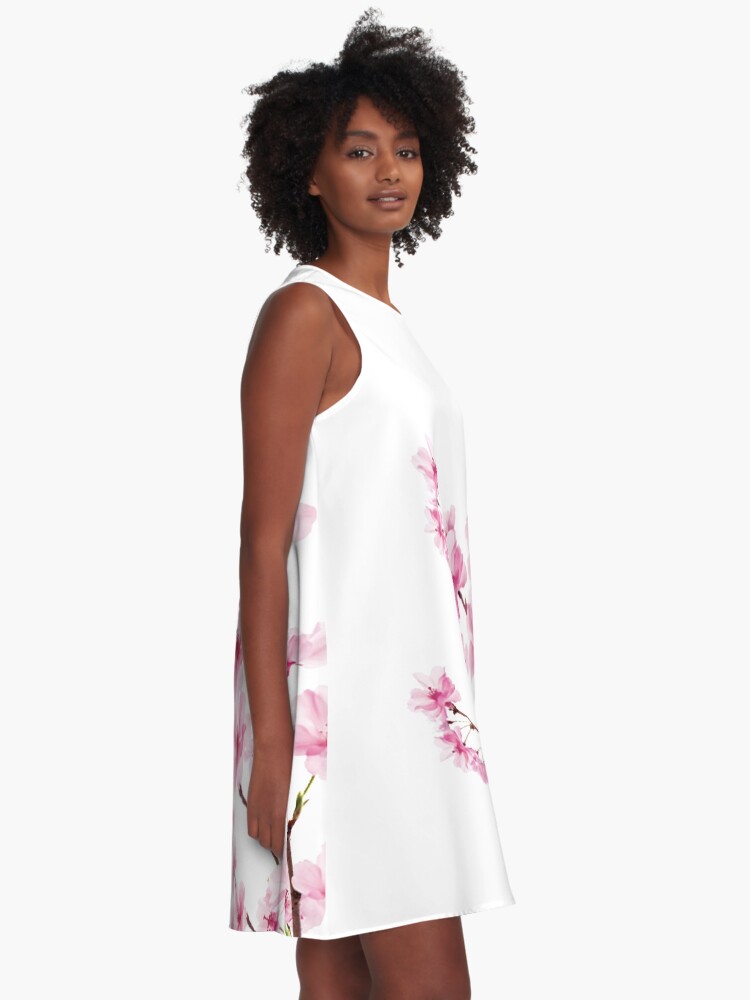 Alternative Ansicht von Sakura Kirschblüte A-Linien Kleid