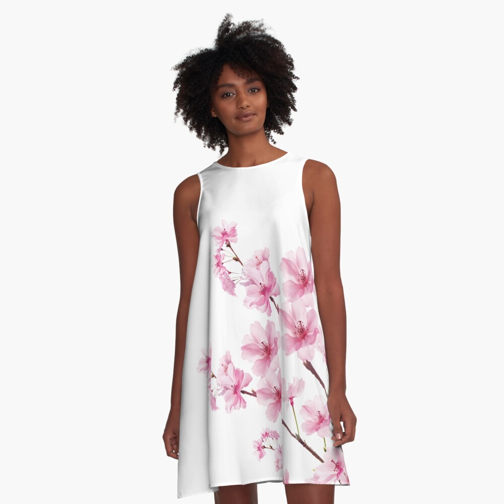 Sakura Kirschblüte A-Linien Kleid