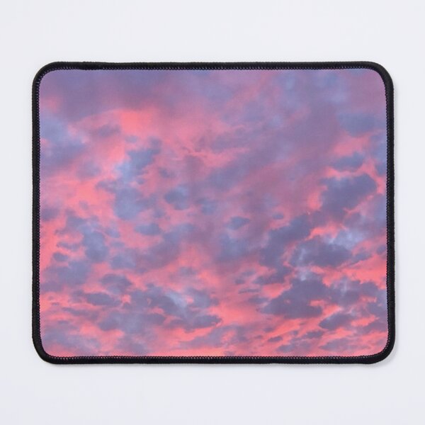 Item preview, Sweet pink and baby blue cotton candy summer clouded sky designed and sold by Marilena Strambu.
