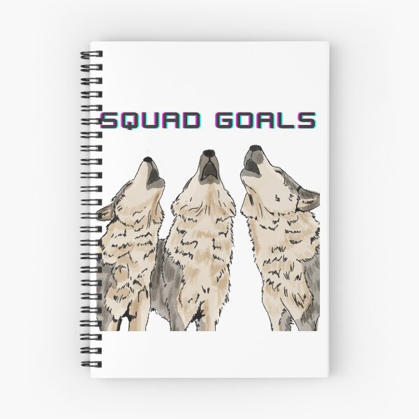 Item preview, Squad Goals - Wolf Pack Gray Wolves designed and sold by BunnyBizarre.