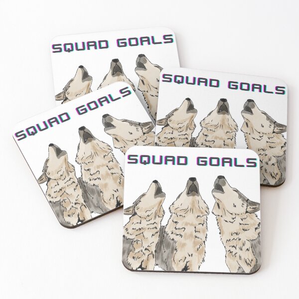 Item preview, Squad Goals - Wolf Pack Gray Wolves designed and sold by BunnyBizarre.