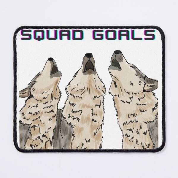 Item preview, Squad Goals - Wolf Pack Gray Wolves designed and sold by BunnyBizarre.