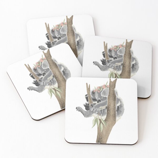 Item preview, Koala in a flower crown designed and sold by Nat Herington.