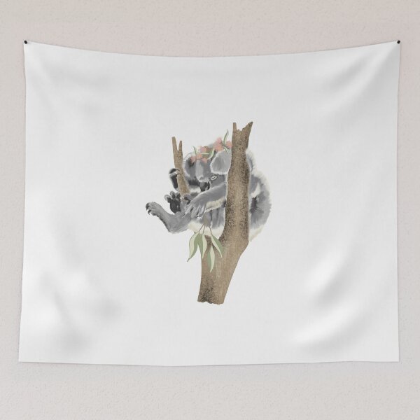 Item preview, Koala in a flower crown designed and sold by Nat Herington.