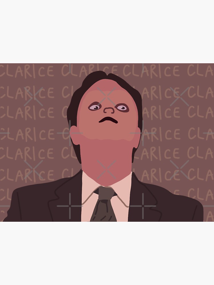 "Dwight Schrute from The Office CPR Dummy Silence of the Lambs" Sticker