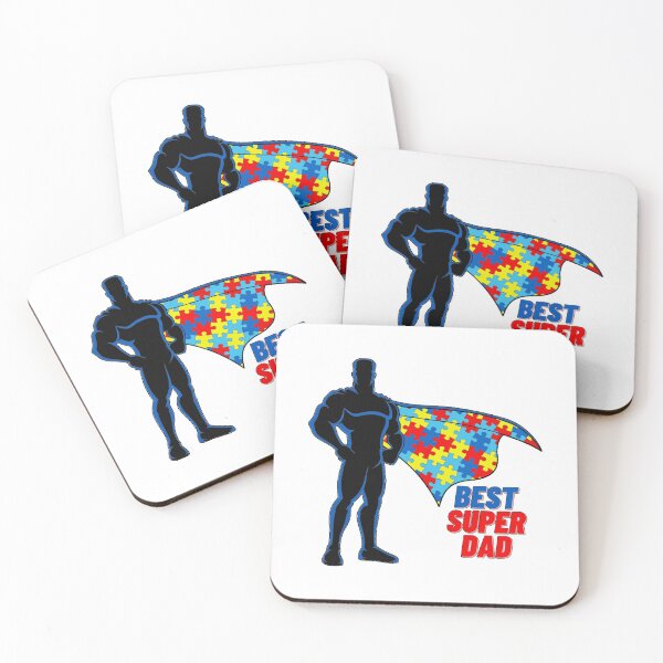 Item preview, Best Superhero Autism Dad  designed and sold by AnJAutismWorld.