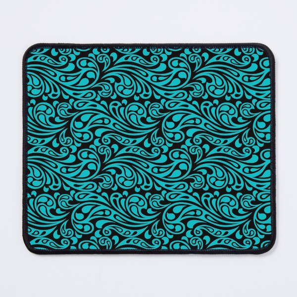 Item preview, Abstract Aqua Blue Waves designed and sold by foxcreative.