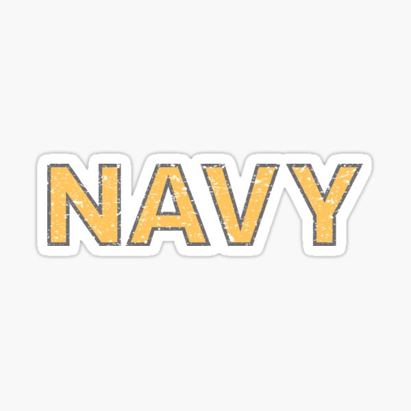 Navy Stickers Redbubble