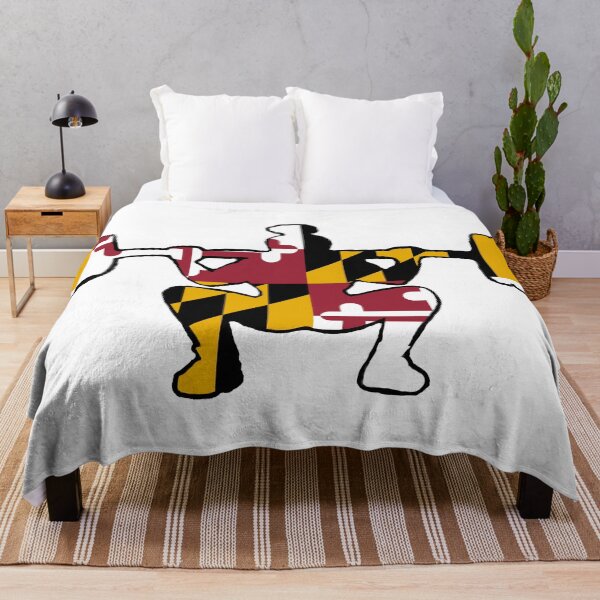 Item preview, Squat Woman Maryland Flag designed and sold by VickyGood.