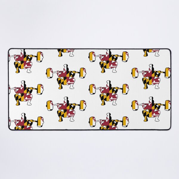 Item preview, Squat Woman Maryland Flag designed and sold by VickyGood.