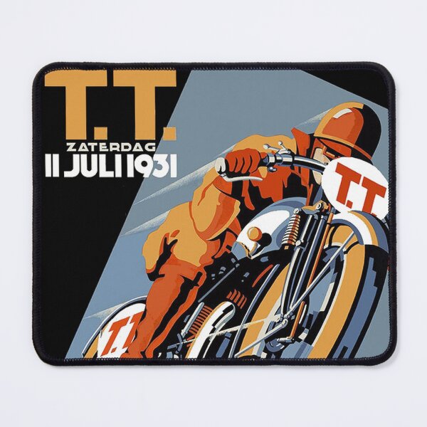 Item preview, T.T. Motorcycle : Vintage 1931 Advertising Grand Prix Print designed and sold by posterbobs.