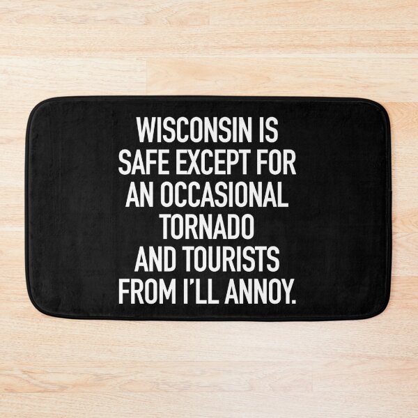 Item preview, Wisconsin Illinois typography designed and sold by gstrehlow2011.