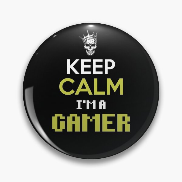Artikelvorschau, Bleib ruhig, ich bin ein Gamer - Cooles Typografie-Gaming-T-Shirt-Design entworfen und verkauft von Prince - Bestseller ★★★★★.
