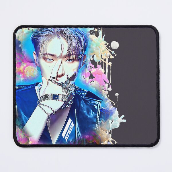 Item preview, Ateez Min Gi DejaVu colorful art designed and sold by Lajibolalaa.