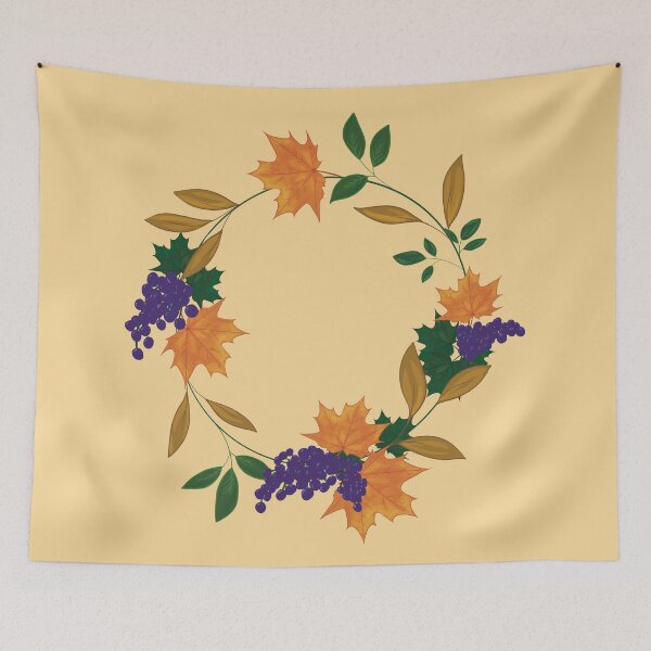 Item preview, Autumn wreath designed and sold by Luaillustration.