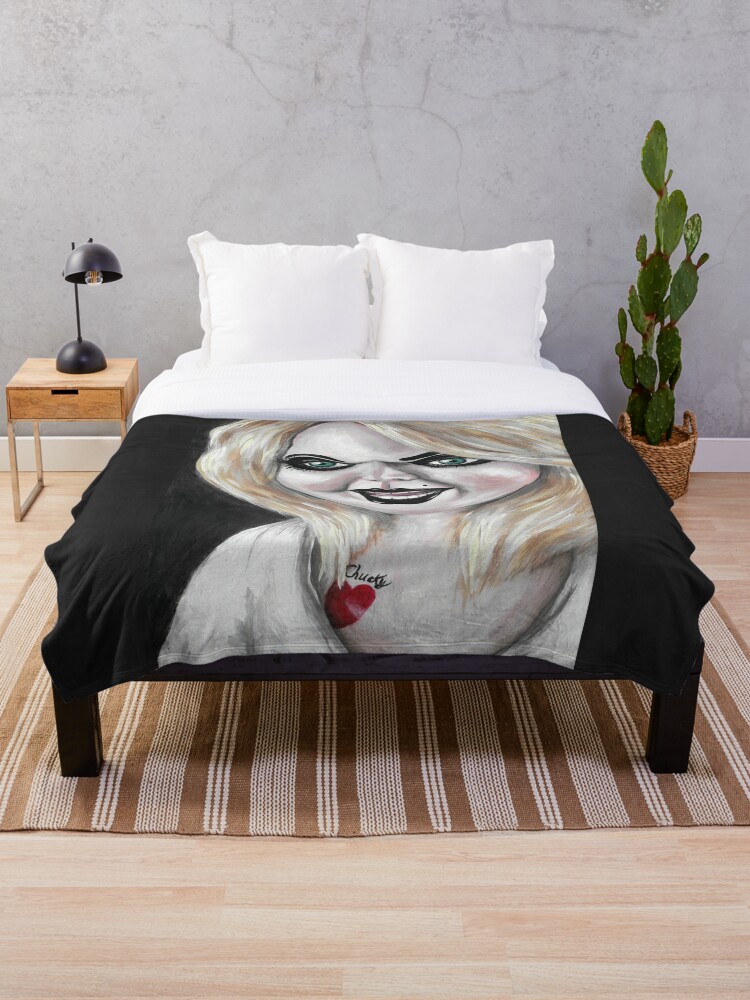 Chucky s Bride Tiffany Throw Blanket