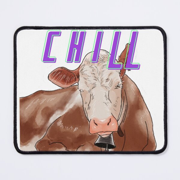Item preview, Chill - A Cow laying down on grass designed and sold by BunnyBizarre.