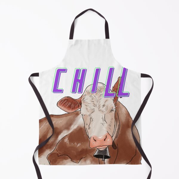 Item preview, Chill - A Cow laying down on grass designed and sold by BunnyBizarre.