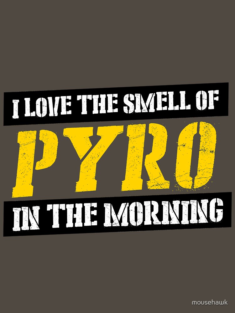 Thumbnail 7 of 7, Essential T-Shirt, I love the smell of pyro in the morning designed and sold by mousehawk.