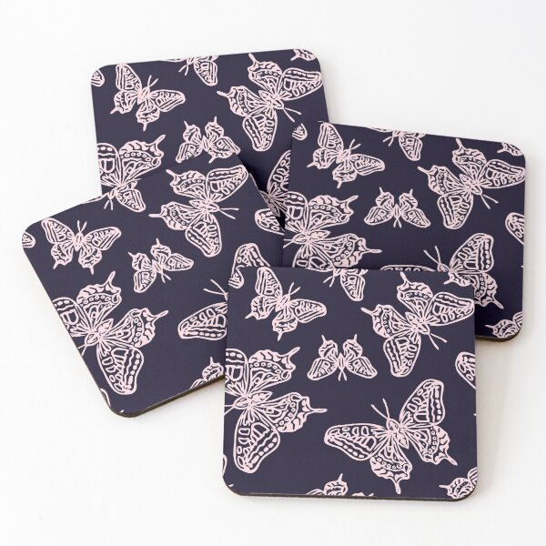 Item preview, Butterflies pink Seamless Patterns designed and sold by AneissPiaf.