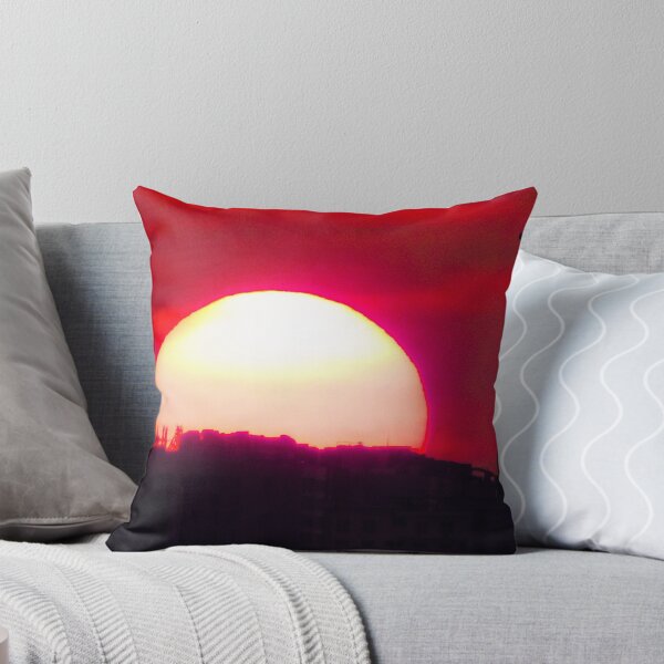Warmth Sun Throw Pillow